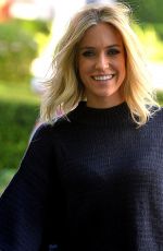 KRISTIN CAVALLARI in Short Skirt Leaves a Hair Salon in Beverly Hills