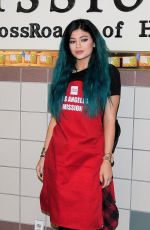 KYLIE JENNER at L.A. Mission and Anne Douglas Center