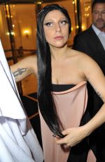 LADY GAGA at Halloween Party in Paris