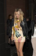 LAURA WHITMORE Arrives at MTV EMA Press Dinner in Glasgow