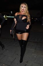 LAUREN GOODGER at Kiss FM Halloween Party