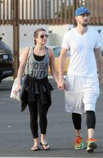 LEA MICHELE and Matthew Paetz Out and About in Los Angeles 1611