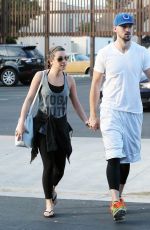 LEA MICHELE and Matthew Paetz Out and About in Los Angeles 1611