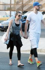 LEA MICHELE and Matthew Paetz Out and About in Los Angeles 1611