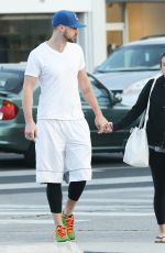 LEA MICHELE and Matthew Paetz Out and About in Los Angeles 1611