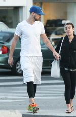 LEA MICHELE and Matthew Paetz Out and About in Los Angeles 1611