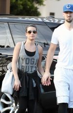 LEA MICHELE and Matthew Paetz Out and About in Los Angeles 1611