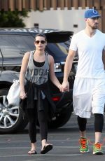 LEA MICHELE and Matthew Paetz Out and About in Los Angeles 1611