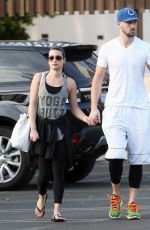 LEA MICHELE and Matthew Paetz Out and About in Los Angeles 1611