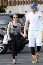 LEA MICHELE and Matthew Paetz Out and About in Los Angeles 1611