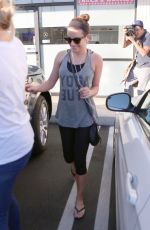 LEA MICHELE at a Nail Salon in Los Angeles 0711