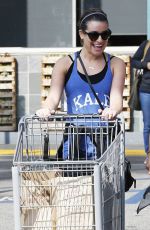 LEA MICHELE-Hiking and Shopping in Los Angeles