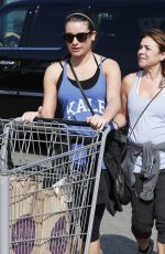 LEA MICHELE-Hiking and Shopping in Los Angeles