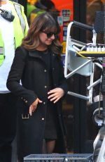 LEA MICHELE on the Set of Glee 1711