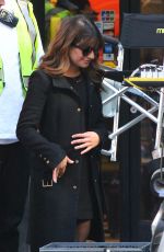 LEA MICHELE on the Set of Glee 1711