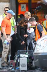 LEA MICHELE on the Set of Glee 1711