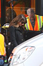 LEA MICHELE on the Set of Glee 1711
