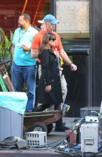 LEA MICHELE on the Set of Glee 1711