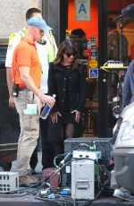 LEA MICHELE on the Set of Glee 1711