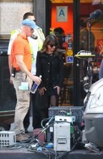 LEA MICHELE on the Set of Glee 1711