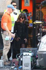LEA MICHELE on the Set of Glee 1711
