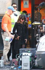 LEA MICHELE on the Set of Glee 1711