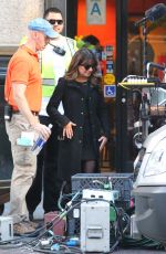 LEA MICHELE on the Set of Glee 1711