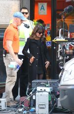 LEA MICHELE on the Set of Glee 1711