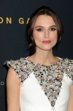 LEIRA KNIGHTLEY at The Imitation Game Premiere in Los Angeles