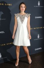LEIRA KNIGHTLEY at The Imitation Game Premiere in Los Angeles