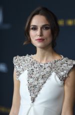 LEIRA KNIGHTLEY at The Imitation Game Premiere in Los Angeles