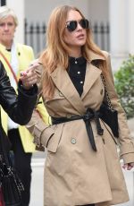LINDSAY LOHAN Out and About in London 3010