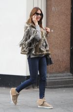 LISA SNOWDON Leaves Capital FM Studio in London 2011