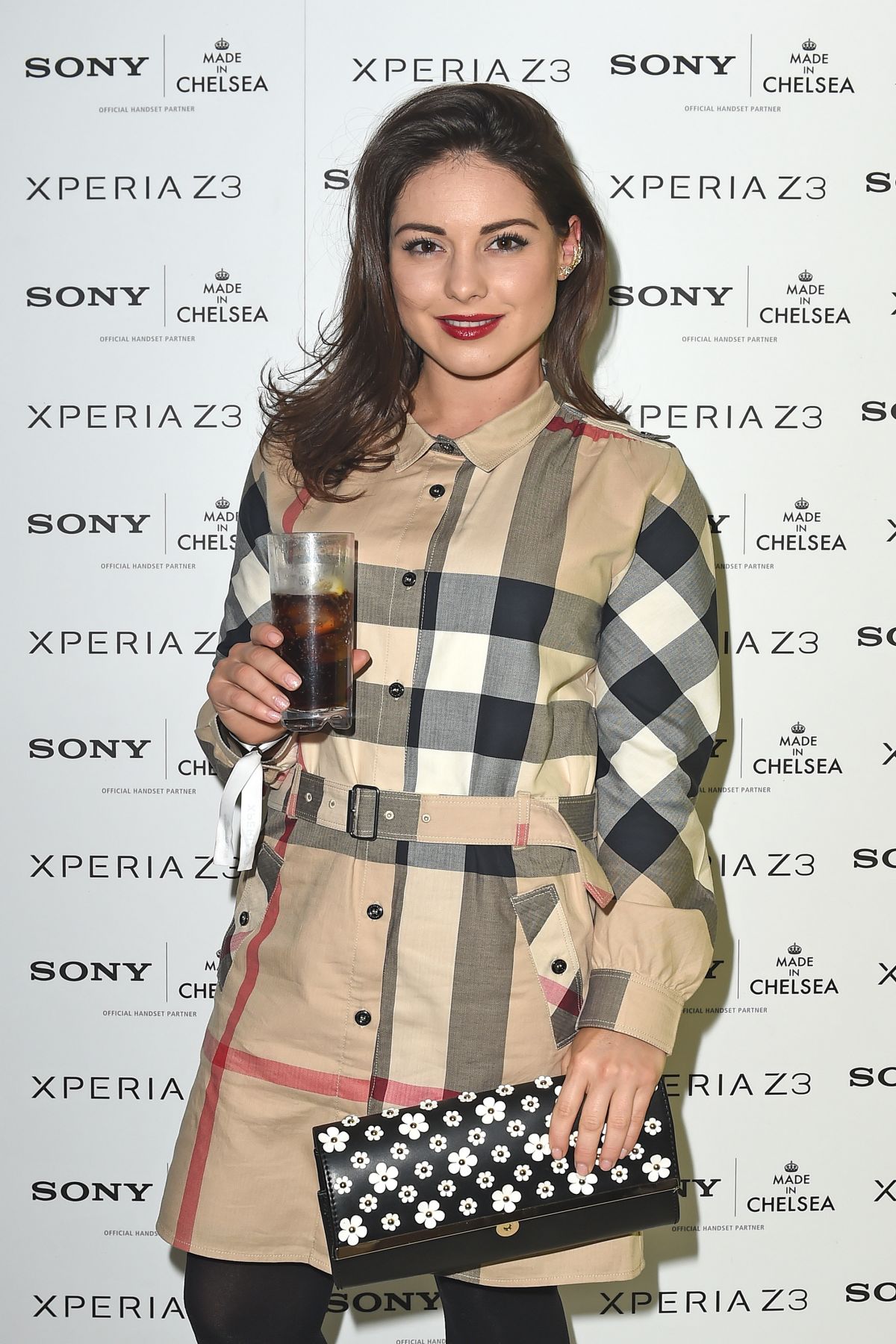 LOUISE THOMPSON at Sony Pool Party at Haymarket Hotel in London