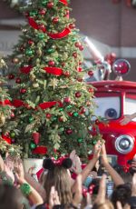 LUCY HALE at Disney Frozen Christmas Celebration in Anaheim