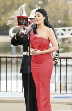 LUCY KAY Performs at This Morning Show