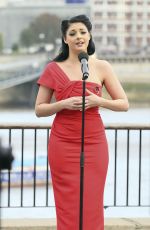 LUCY KAY Performs at This Morning Show