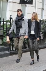 MARIA SHARAPOVA and Grigor Dimitrov Shopping at Dover Street in London