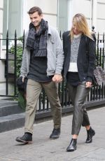 MARIA SHARAPOVA and Grigor Dimitrov Shopping at Dover Street in London