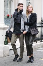 MARIA SHARAPOVA and Grigor Dimitrov Shopping at Dover Street in London