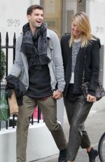 MARIA SHARAPOVA and Grigor Dimitrov Shopping at Dover Street in London