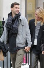 MARIA SHARAPOVA and Grigor Dimitrov Shopping at Dover Street in London