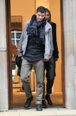 MARIA SHARAPOVA and Grigor Dimitrov Shopping at Dover Street in London