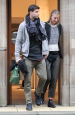 MARIA SHARAPOVA and Grigor Dimitrov Shopping at Dover Street in London