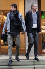 MARIA SHARAPOVA and Grigor Dimitrov Shopping at Dover Street in London