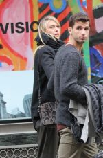 MARIA SHARAPOVA and Grigor Dimitrov Shopping at Dover Street in London