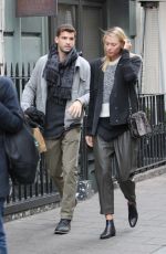 MARIA SHARAPOVA and Grigor Dimitrov Shopping at Dover Street in London