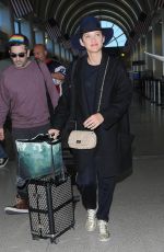 MARION COTILLARD Arrives at Los Angeles International Airport 0611