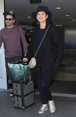 MARION COTILLARD Arrives at Los Angeles International Airport 0611