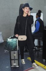 MARION COTILLARD Arrives at Los Angeles International Airport 0611